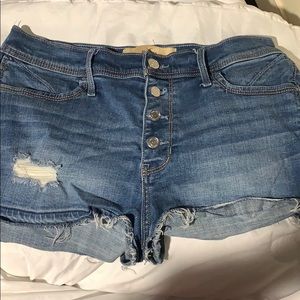 Denim shorts